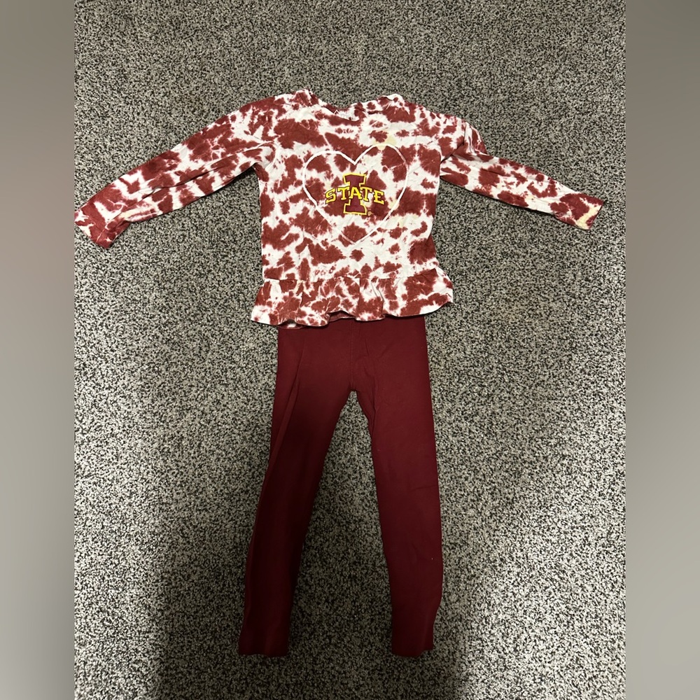 Iowa State University ISU Toddler Girl 2T Outfit